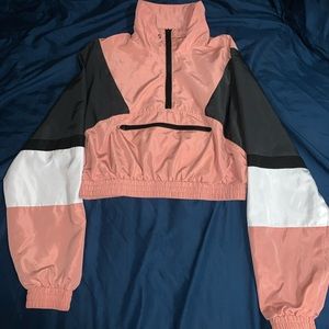 Fashion Nova crop top windbreaker